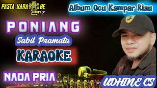 Karaoke - Poniong lagu ocu sabil pratama - Nada Pria - Karaoke Pasta Music