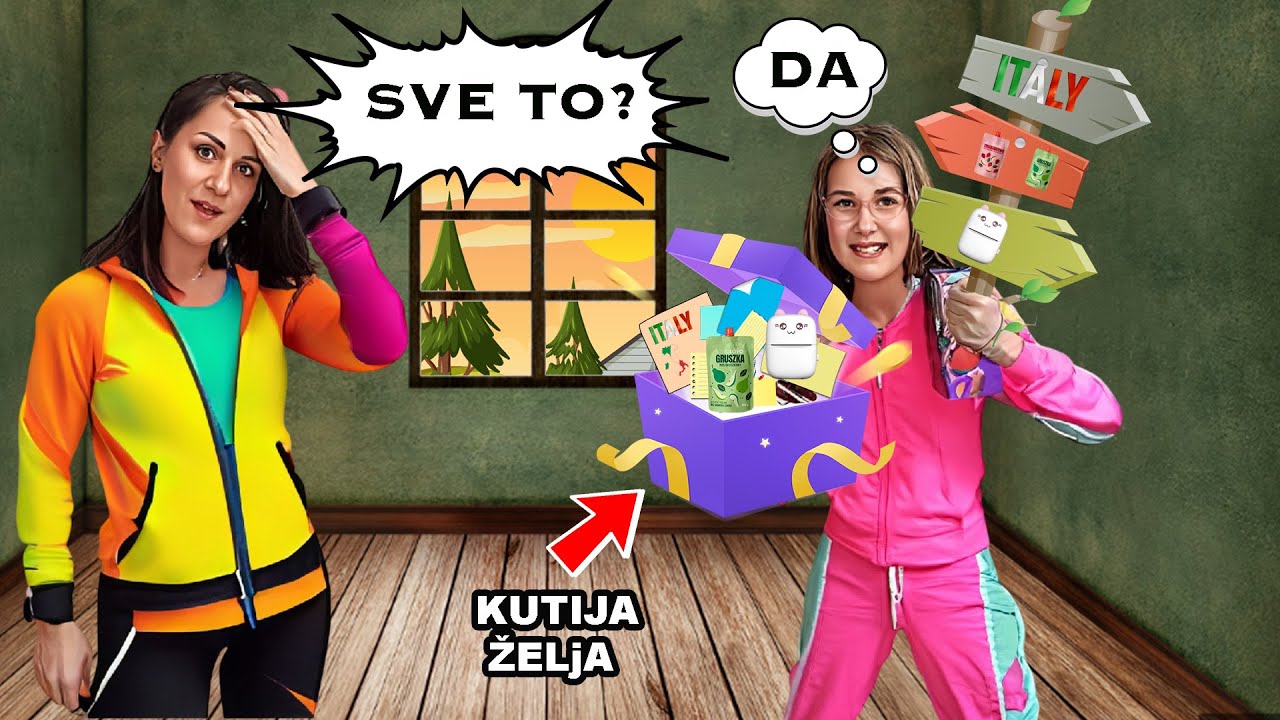 ISPUNjAVAM FILIPI SVE ŽELjE iz NjENE KUTIJE ŽELJA - KUPUJEM ŠTA IZVUČEM ✨ U PRAVU SI ✨#upravusi