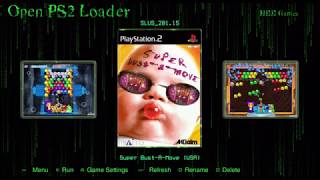 PS2 OPL HiRes 1080i Matrix theme with custom SFX