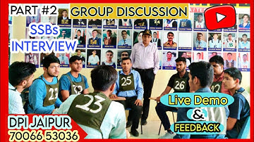 Latest SSB Group Discussion | SSB Interview | Important Topics | Live Demo | DPI JAIPUR
