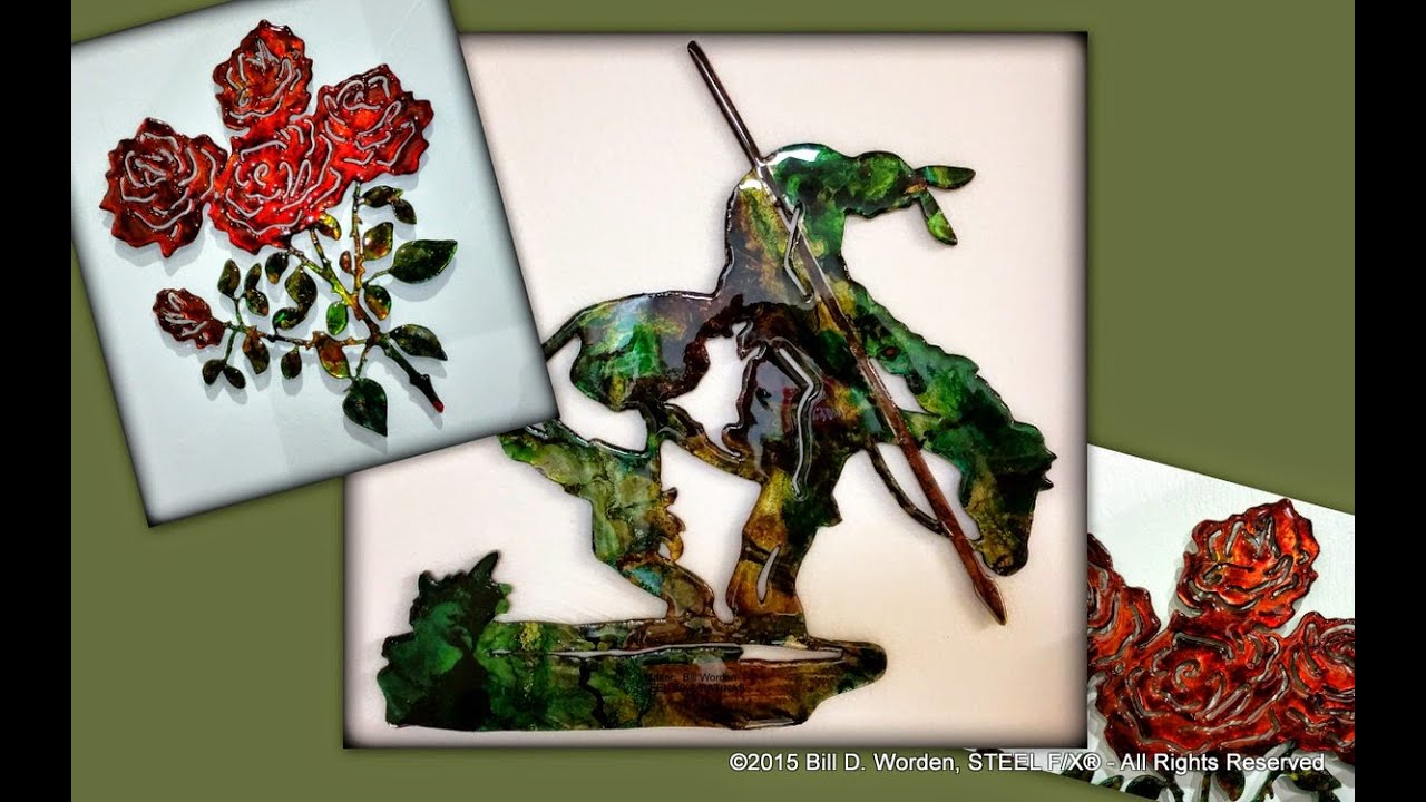 STEEL F/X® PATINAS Slideshow of Customer's Work. Patinas & Dyes on