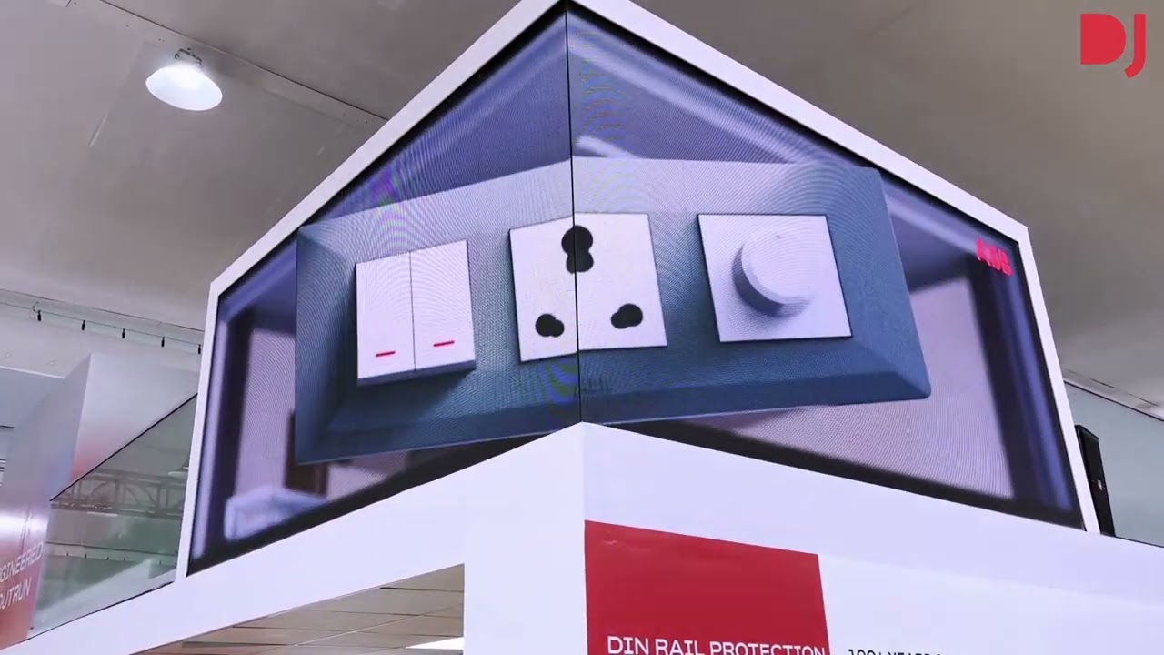 Digital Jalebi X ABB 3D Anamorphic | Elecrama 2025