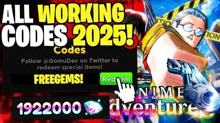 *NEW* ALL WORKING CODES FOR ANIME ADVENTURES IN FEBRUARY 2025! ROBLOX ANIME ADVENTURES CODES