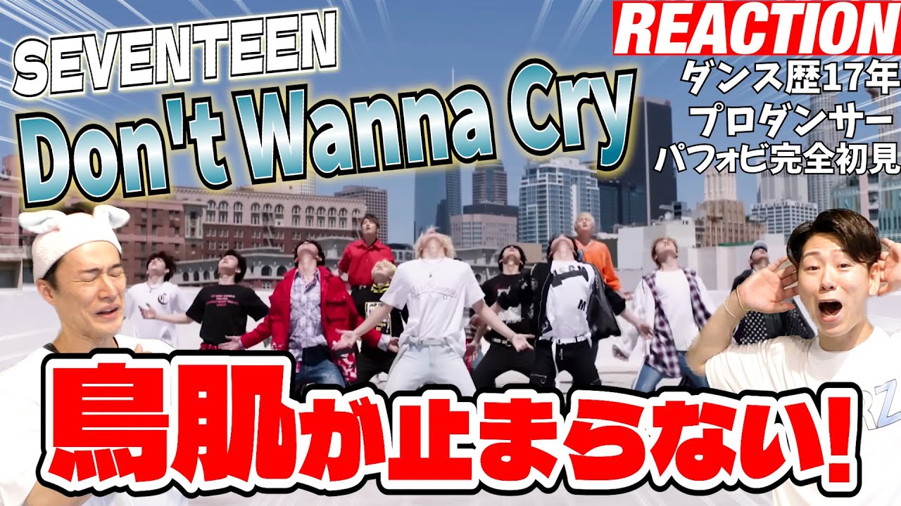 【初見リアクション】揃いすぎて言葉失う！現役プロダンサーが「SEVENTEEN(세븐틴)Don't Wanna Cry - Performance Ver - 」を見てみた反応