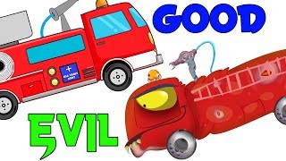 Good Vs Evil Fire Truck | Fire Truck Vs Fire Truck
