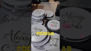 Laser Engraved Compact Mirror in under 26 Seconds! | Monport Laser #customizedgifts