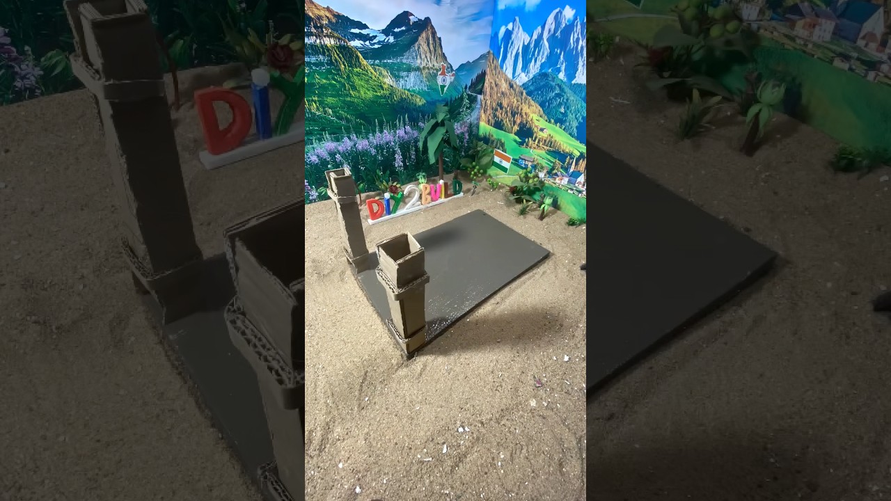 Building Mini House Pillars 💪🏠