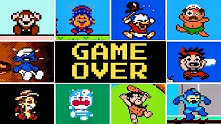NES Games GAME OVER Screens [Vol.2]