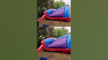 ADULT BOUNCY CASTLE BACK VIEW    #bouncy #bouncehouse #bouncingcastle #inflatable