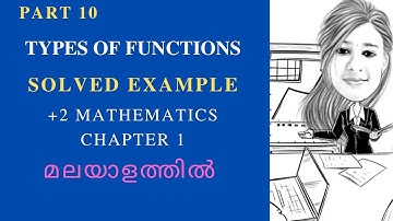 Plus Two Mathematics||Relations And Functions||Onto ||One-One||Solved Example||Part 10||Malayalam
