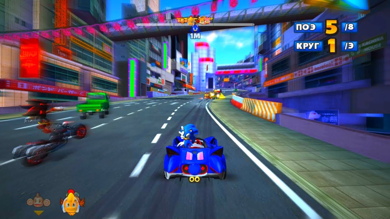 Sonic & Sega All-Stars Racing ► Центр Шибуия