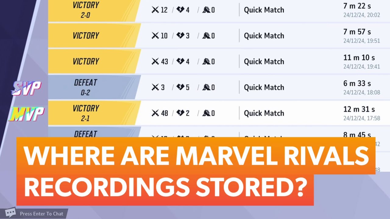 How to Find Marvel Rivals Replay Recordings on PC | Quick Tutorial ...