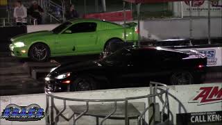 Diesel Truck vs Mustang vs C6 Corvette - 1/4 Mile Drag Racing