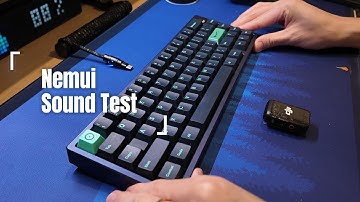 Nemui Sound Test | Cherry MX Black Hyperglide Switches