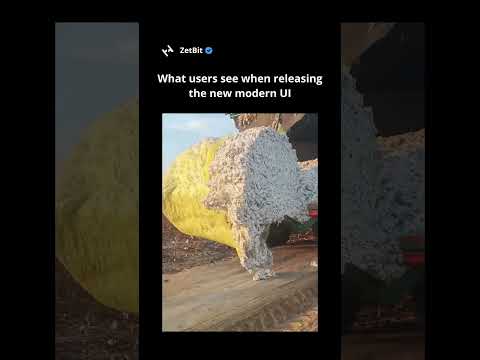 What users see when releasing the new modern UI #programmer #programming #coding