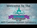 44TH WMBI Commencement Ceremony 5/6/2022
