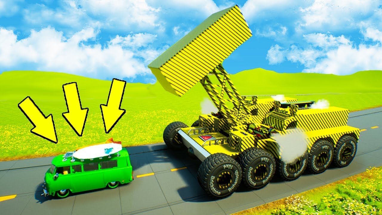 МОЛОТ-РАЗРУШИТЕЛЬ ПРОТИВ ЛЕГО МАШИН! САМЫЕ УГАРНЫЕ ПОГОНИ НА ЛЕГО ...