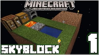 Minecraft 3DS Skyblock #1 | A New Challenge Begins!