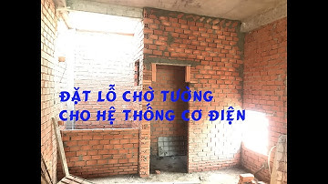 MEP-Triển khai bản vẽ lỗ chờ tường cho hệ thống Cơ điện
