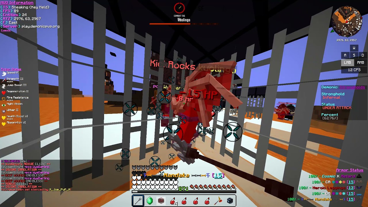 DemonicPvP - SKULLNCARRY Planet // Full Banshees // THE BETTER COSMIC PVP #2