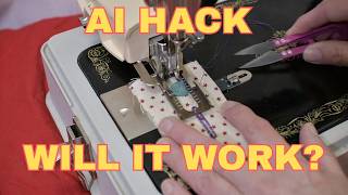 Can a Singer 66 Sew Buttons Without Zigzag I tested an 'AI' Hack to Find Out