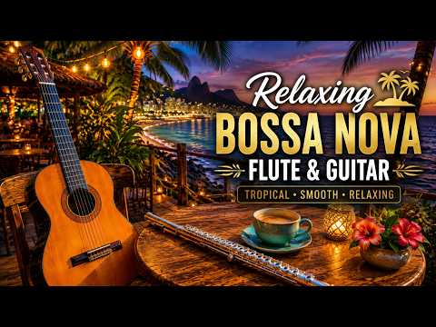 Relaxing Bossa Nova Flute & Guitar Tropical Ambience for Study, Work, Relaxation & Stress Relief