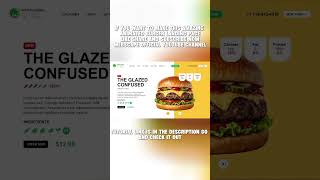 🍔 Wait Till You See This Animated Burger Website! 🤯🔥 | HTML, CSS & JavaScript #Shorts