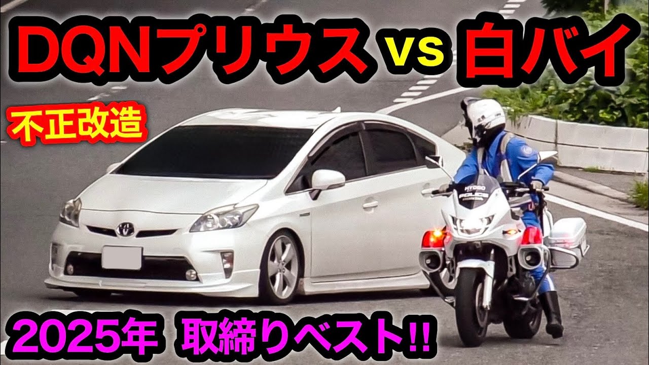 【スカッと１０連発‼️】2025年 取り締まり ベスト10‼️　[覆面パトカー 白バイ DQN 煽り運転]