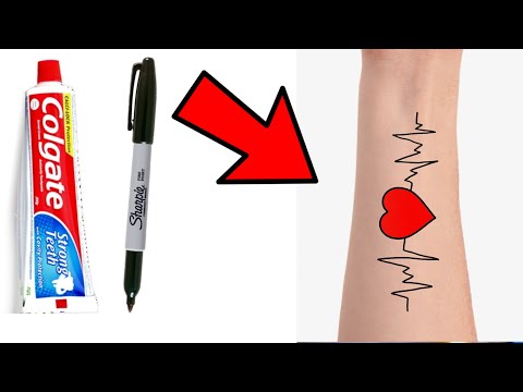 Video: 5 formas de eliminar tatuajes temporales