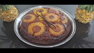 מתכון לעוגת אננס הפוך-Pineapple upside down cake