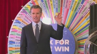 Newsom Draws Vaccine Incentive Lotto Number From San Diego County
