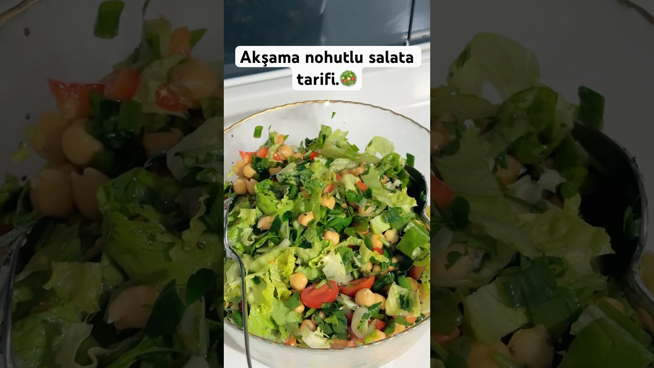 Nohutlu salata tarifi????#salata #yemek #yemektarifi #tarif #nohutlusalata #nohut #akşamyemeği #mutfak Nohutlu salata tarifi????#salata #yemek #yemektarifi #tarif #nohutlusalata #nohut #akşamyemeği #mutfak