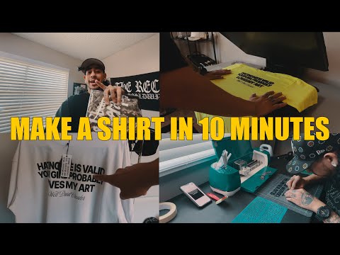 How Fast Can I Make a T Shirt With My Cricut and Heat Press? Let’s find out!