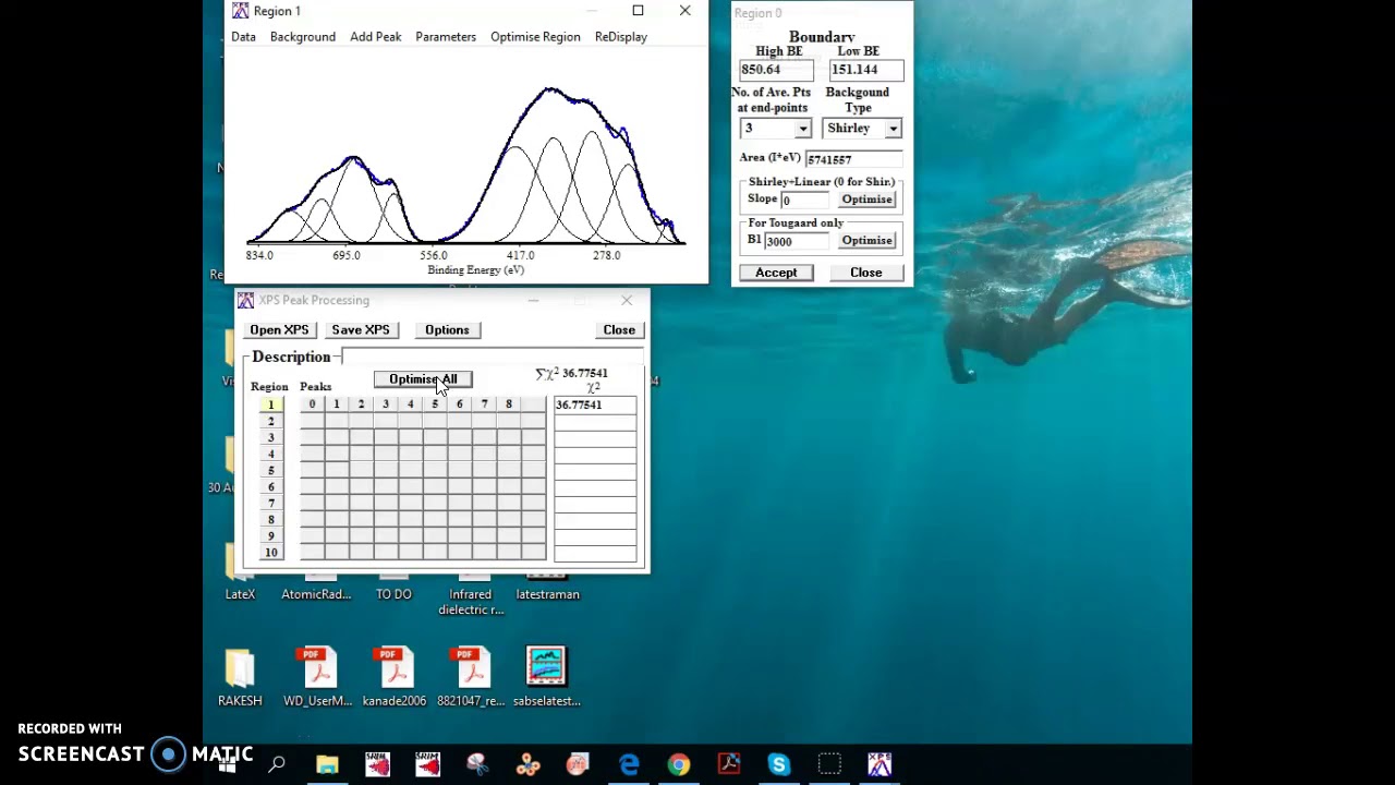 Raman spectra deconvolution | XPS PEAK Fitting | Origin | English ...