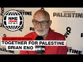 Brian Eno at Together For Palestine: "We can work together and enjoy our differences"