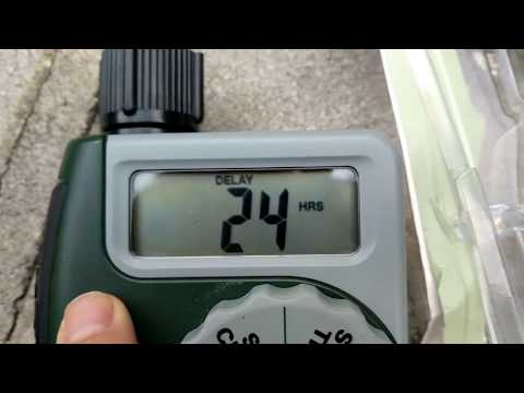 Watering Rain Delay setting on your Orbit Timer Video 1 of 8 Irrigation System