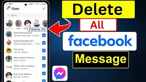 How to Delete All Facebook Messages by One Click 2025 [Updated]