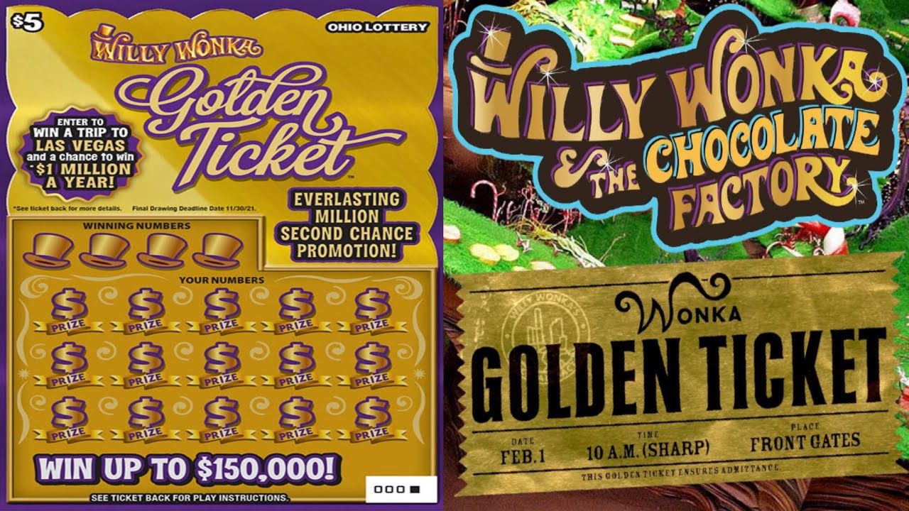 New Ohio Lottery Ticket Willy Wonka Golden Ticket Youtube