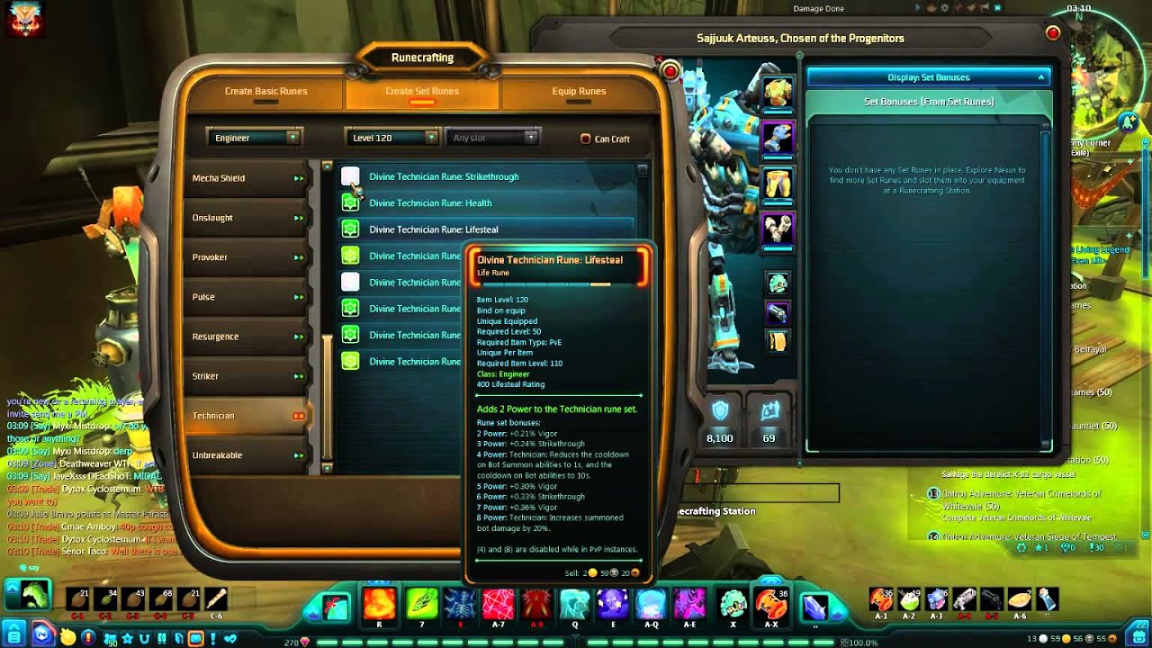 Wildstar Runecrafting tips