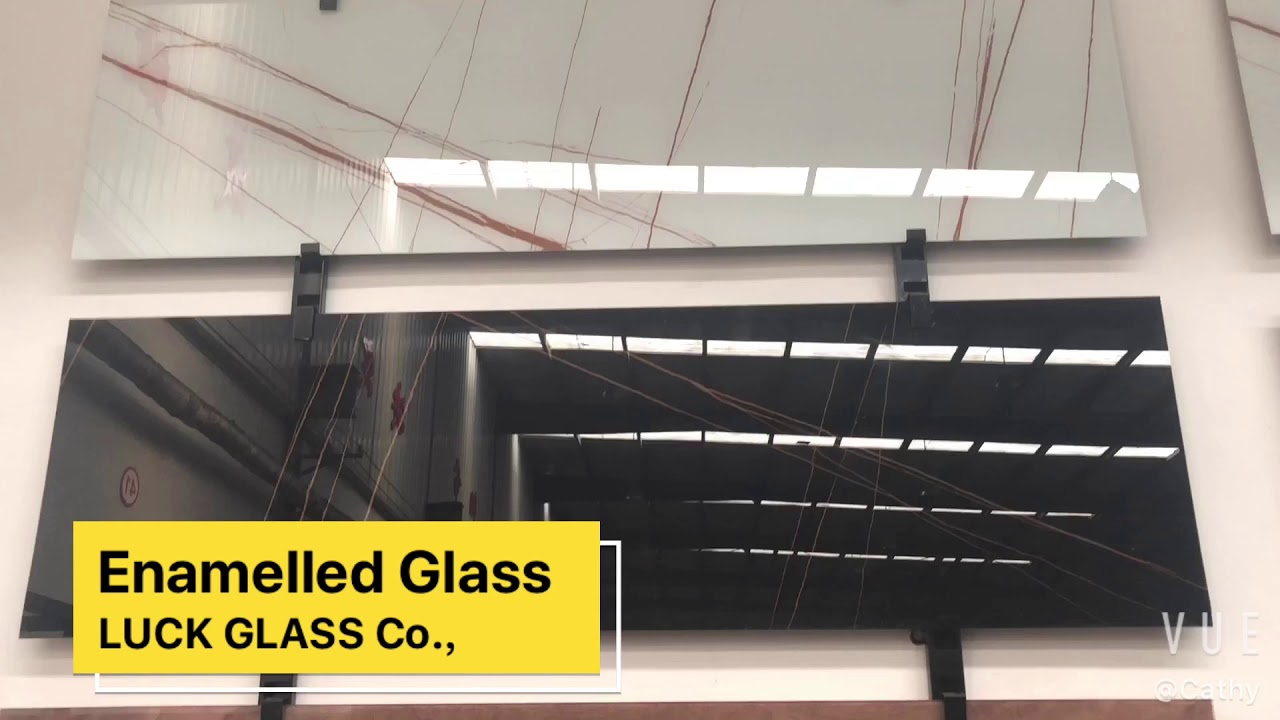 Ceramic frit coating enamelled glass YouTube