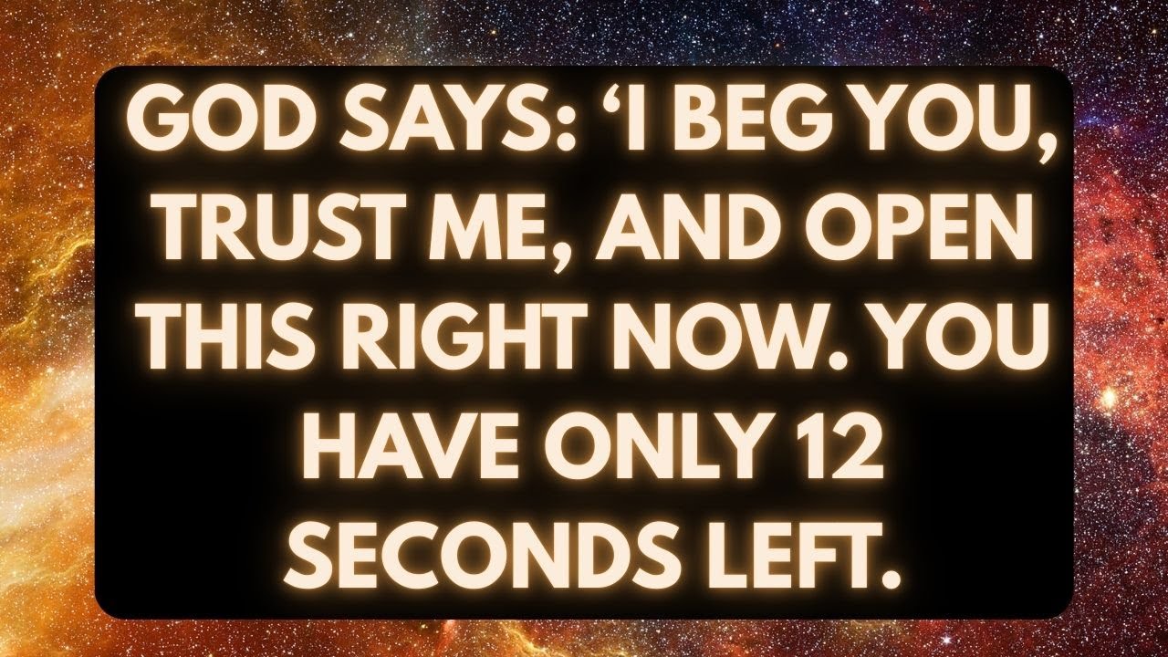 “⏳ Only 12 Seconds Left… A Message You Can’t Ignore ⚠️✨”