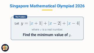 Singapore Math Olympiad 2026 | Minimize a Sum of Absolute Values