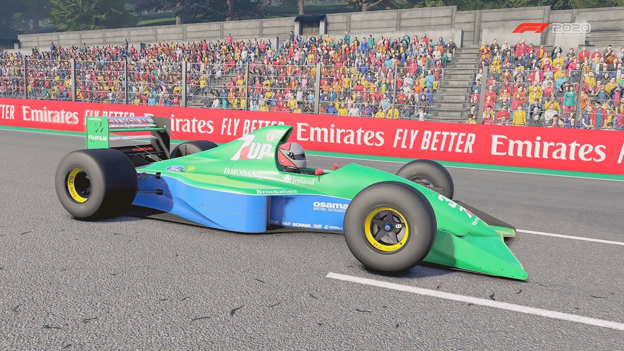 F1 2020 PS4 - Debut Michael Schumacher F1 1991 Spa Francorchamps in the  Jordan 191 - YouTube