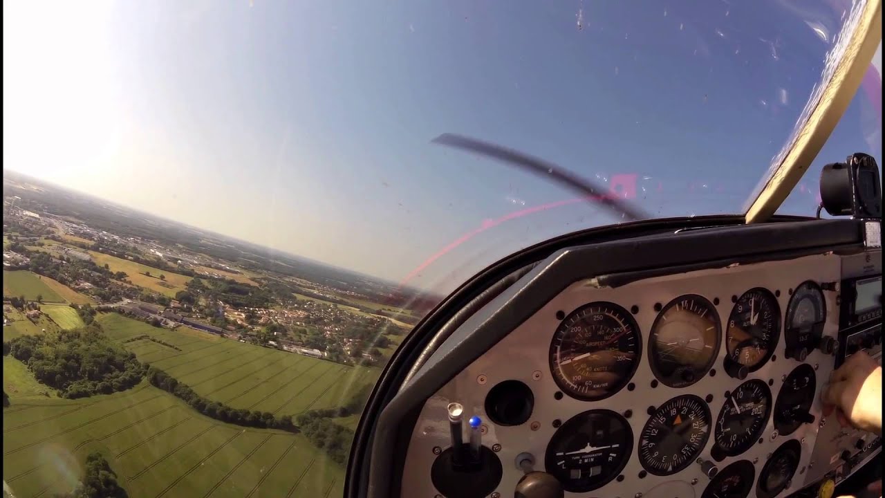 Robin DR400 F-BXEU departing LFBI Poitiers Biard Aeroport June 2015