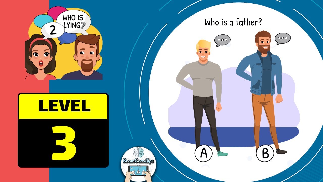 Who is? 2 Brain Puzzle & Chats - Level 3 Who Is A Father Answer