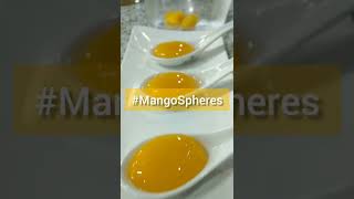 Mango Spheres (Reverse Spherification)