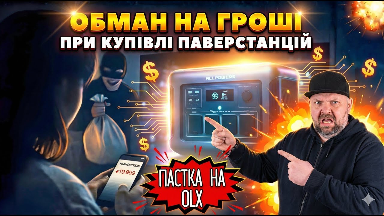 ОБМАН НА ГРОШІ ПРИ КУПІВЛІ ПАВЕРСТАНЦІЇ НА OLX. РЕАЛЬНА ІСТОРІЯ КУПІВЛІ. ДЕ КУПУВАТИ БЕЗПЕЧНО?
