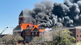Historic Floyd County Courthouse Fire: As it Happened
