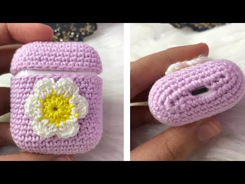 كڤر للايربودز سماعات البلوتوث كروشيه  