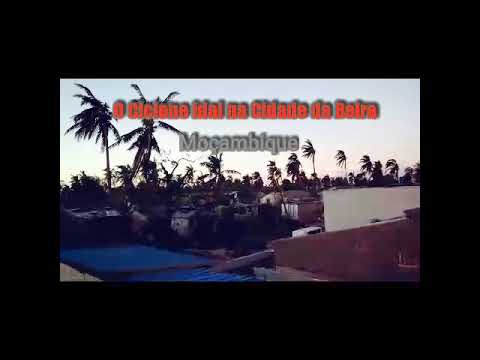 Ciclone Idai na cidade da Beira
